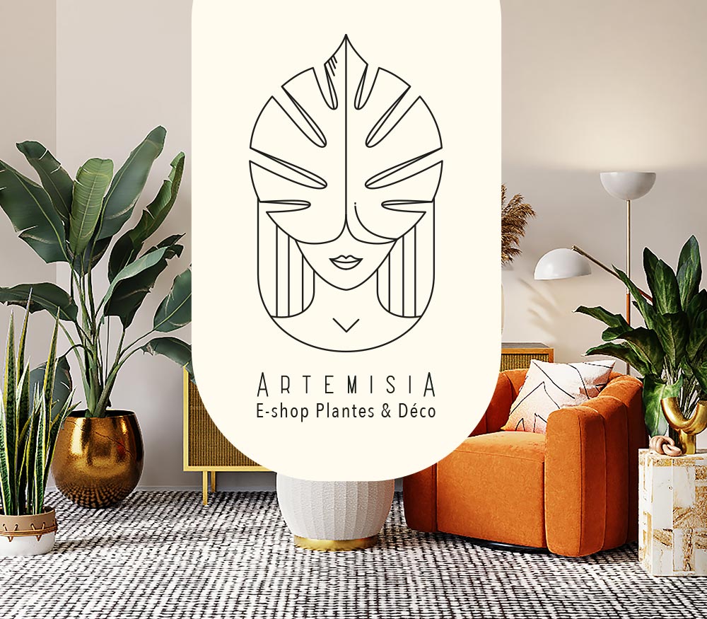 Logo (collab) & Eshop Artemisia, plantes et déco