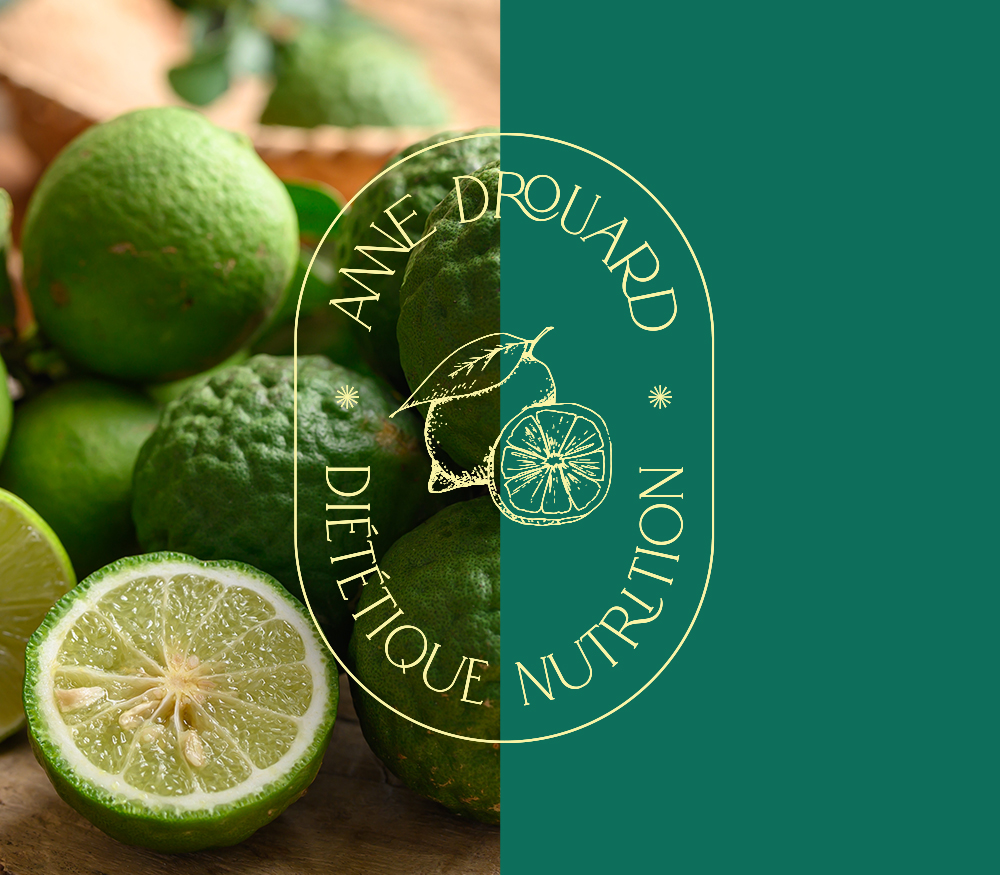 Création du logo et du site web d'Anne Drouard, Diététicienne nutritionniste