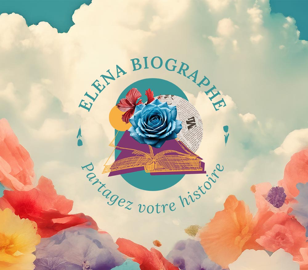 Cr&eacute;ation du logo et du site web d'Elena Biographe'