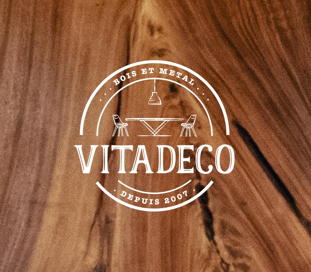 Création du logo et du site web de Vitadeco