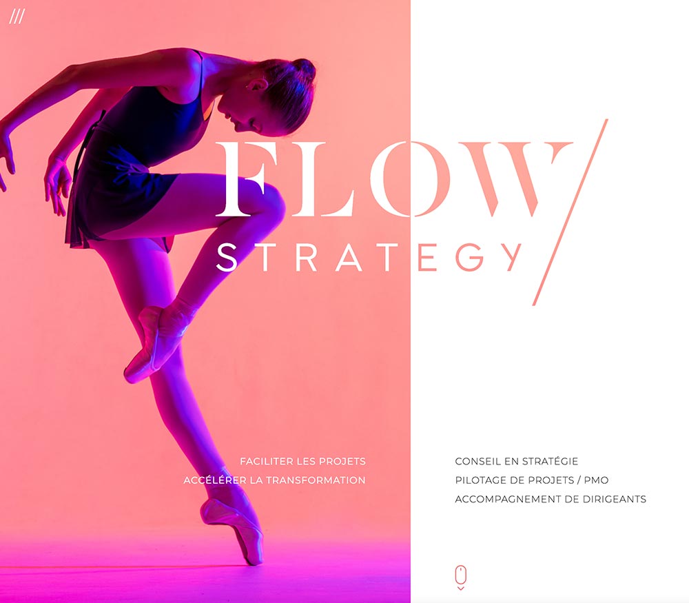 Site web de Flow Strategy