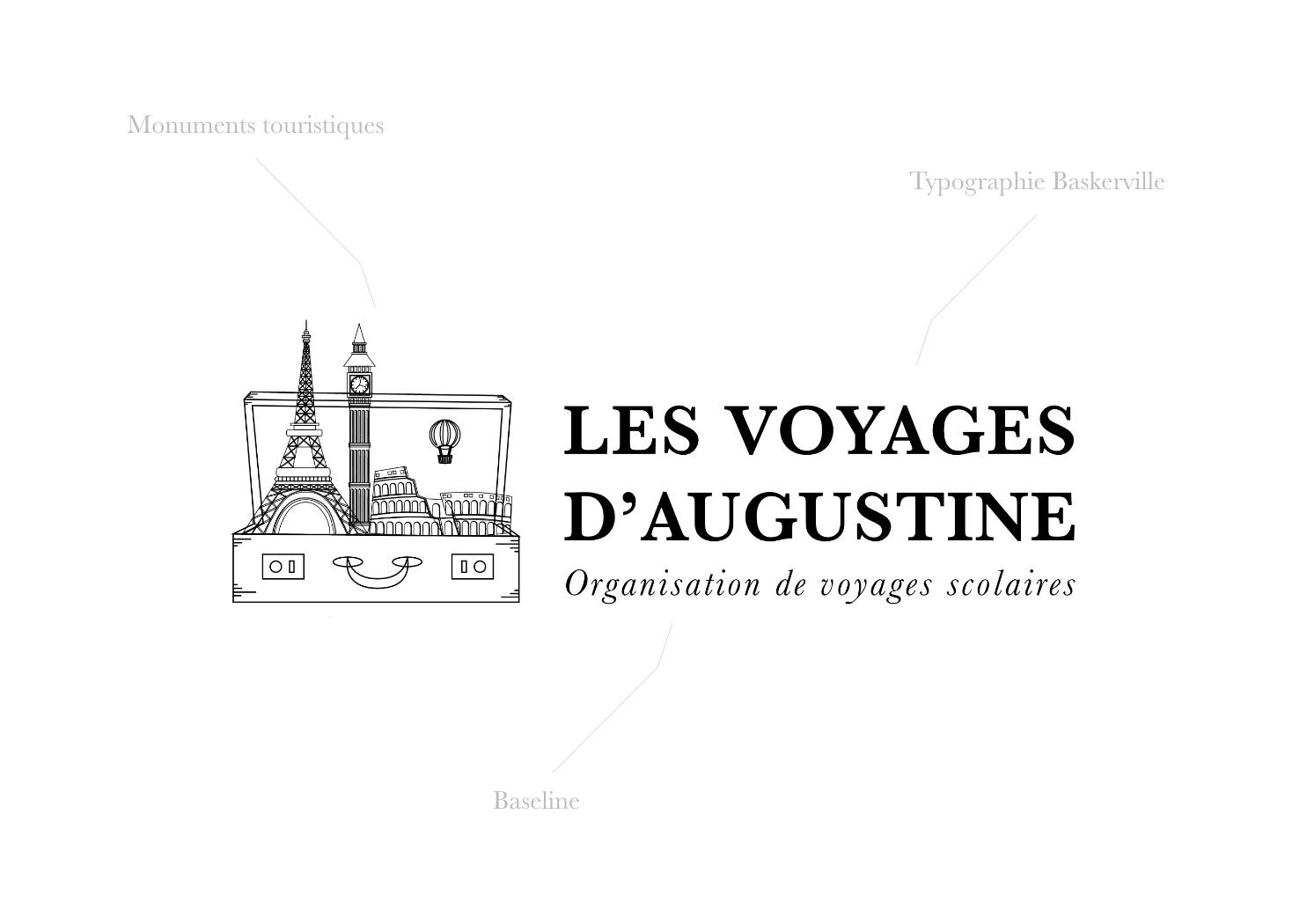 Proposition Logo Les Voyages d'Augustine