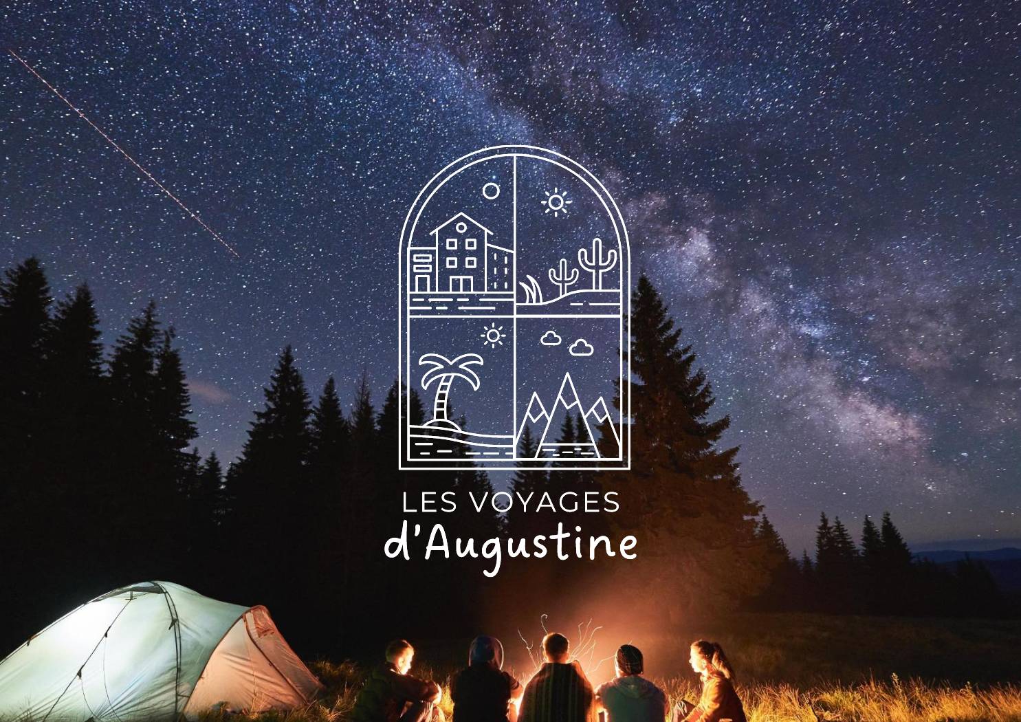 Proposition Logo Les Voyages d'Augustine