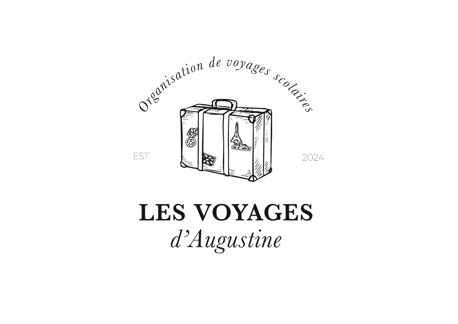Proposition Logo Les Voyages d'Augustine